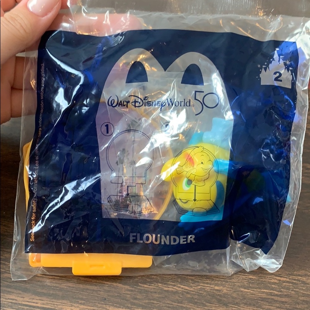 Flounder McDonalds Disney 50th Happy Meal Toy